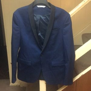 Zara Mens Formal Blazer Navy blue 36 regular